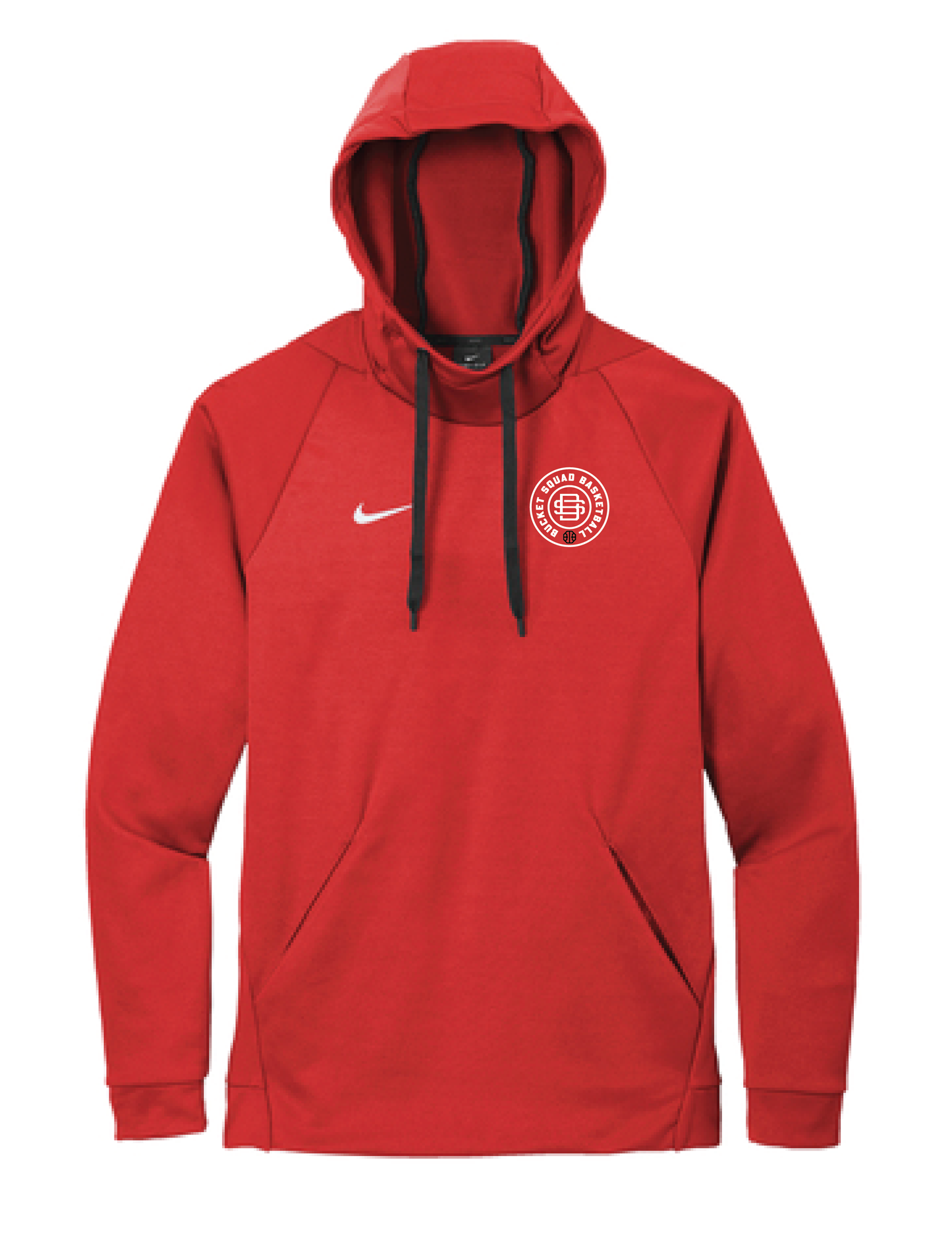 Bucket Squad Adult Nike Hoodie, Scarlet