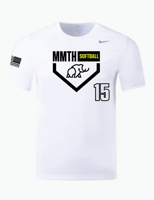 Mammoth Softball White Nike Jersey