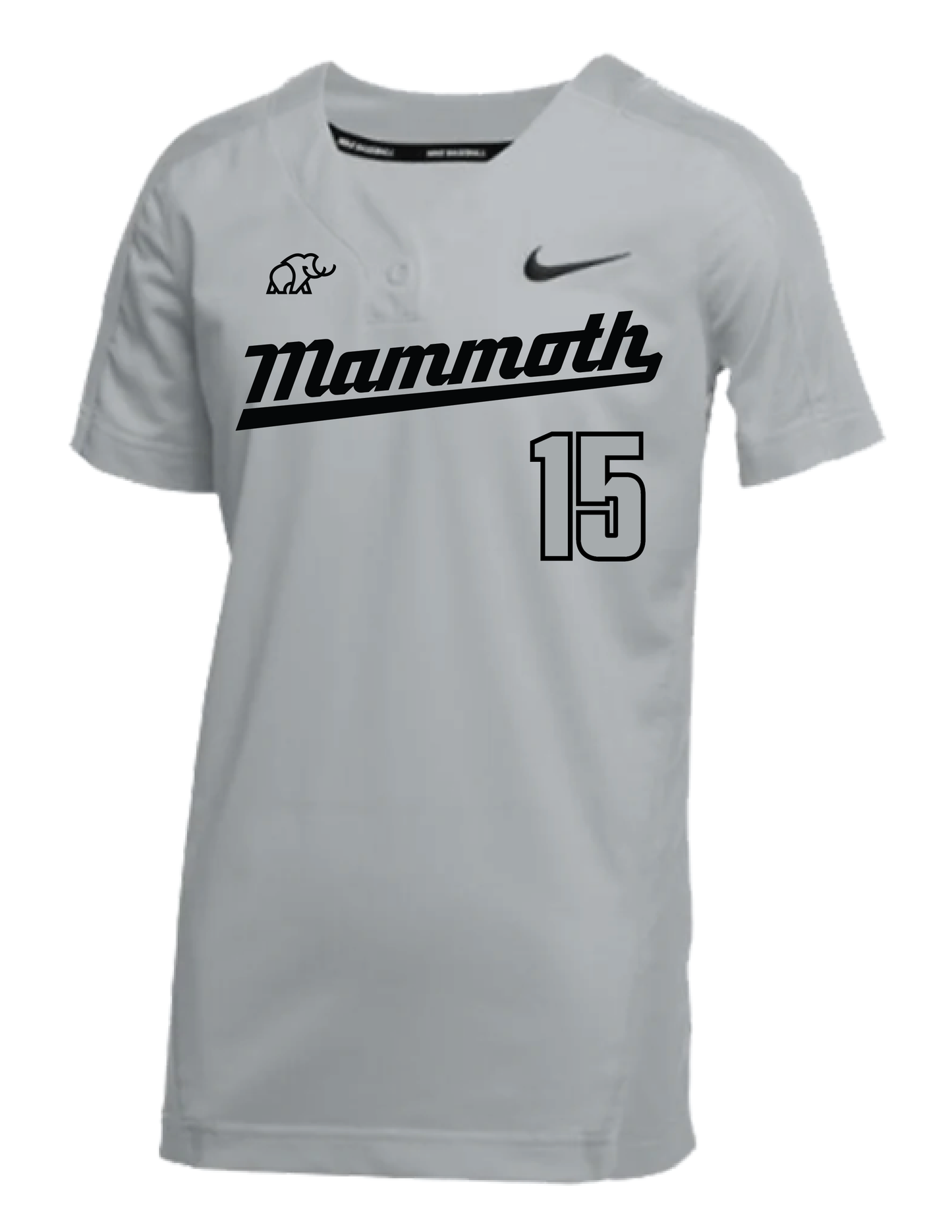 Mammoth Softball Grey Nike Jersey