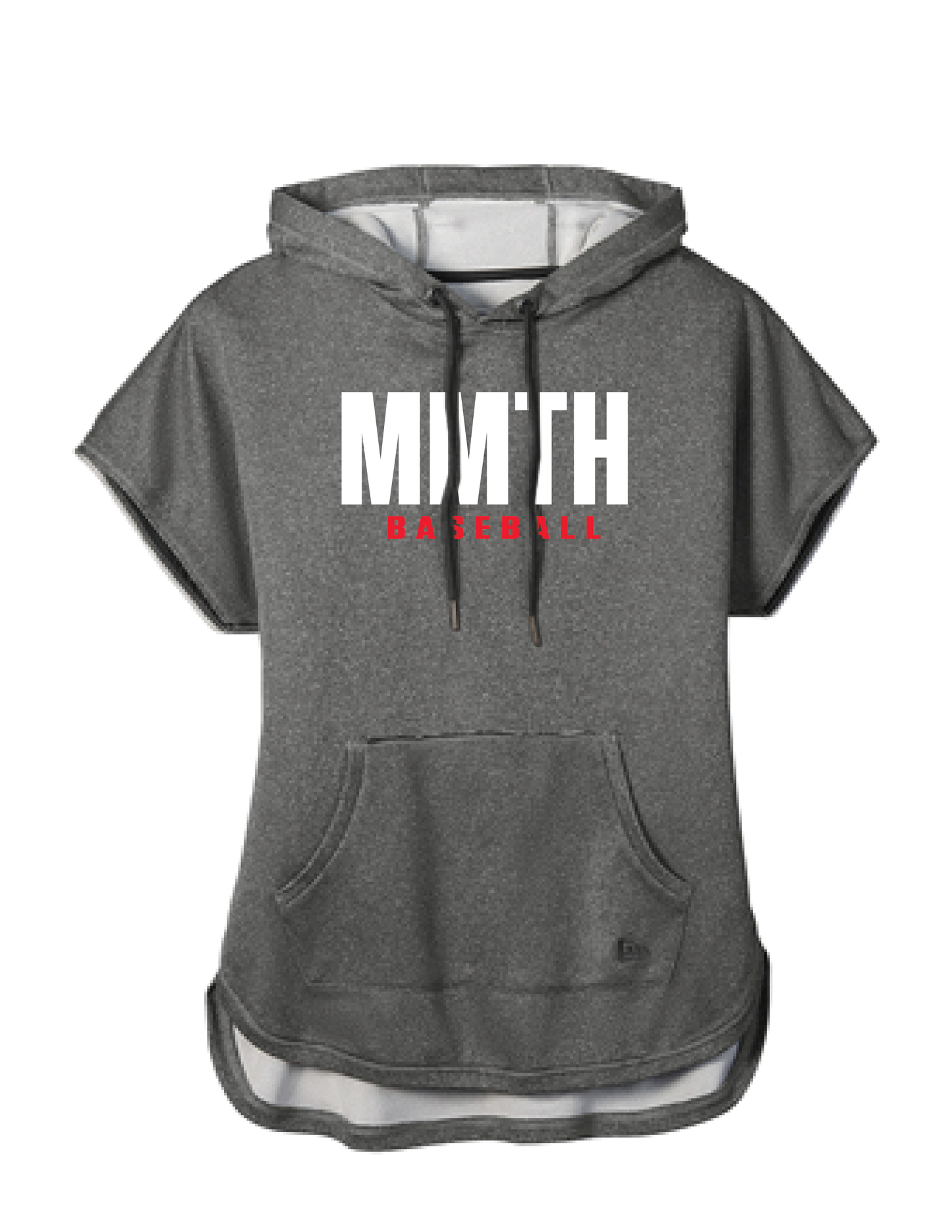 MMTH New Era Ladies Performance Terry Short Sleeve Hoodie, 2 Print Options