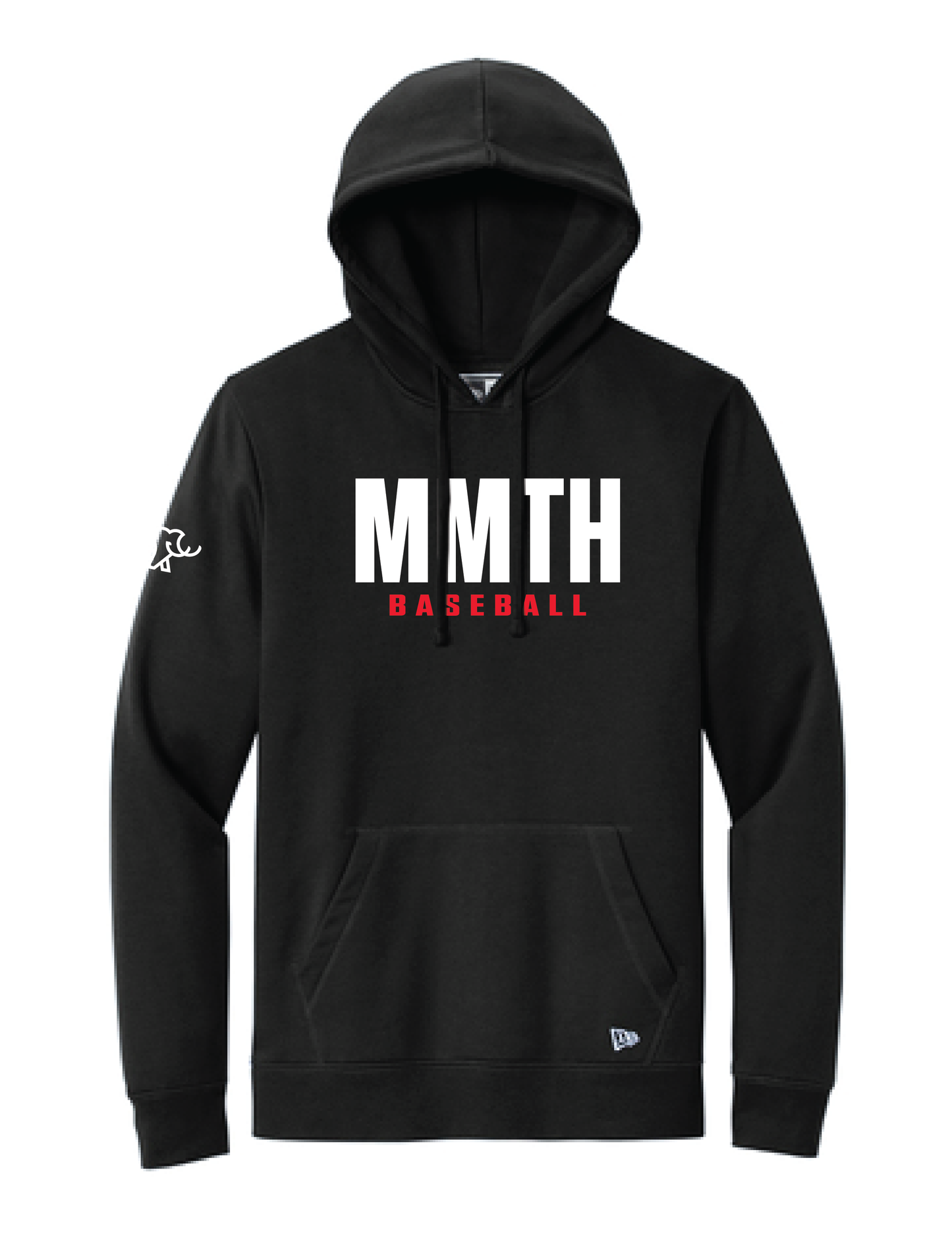 MMTH New Era Men's Comeback Fleece Hoodie, 2 Color Options, 2 Print Options