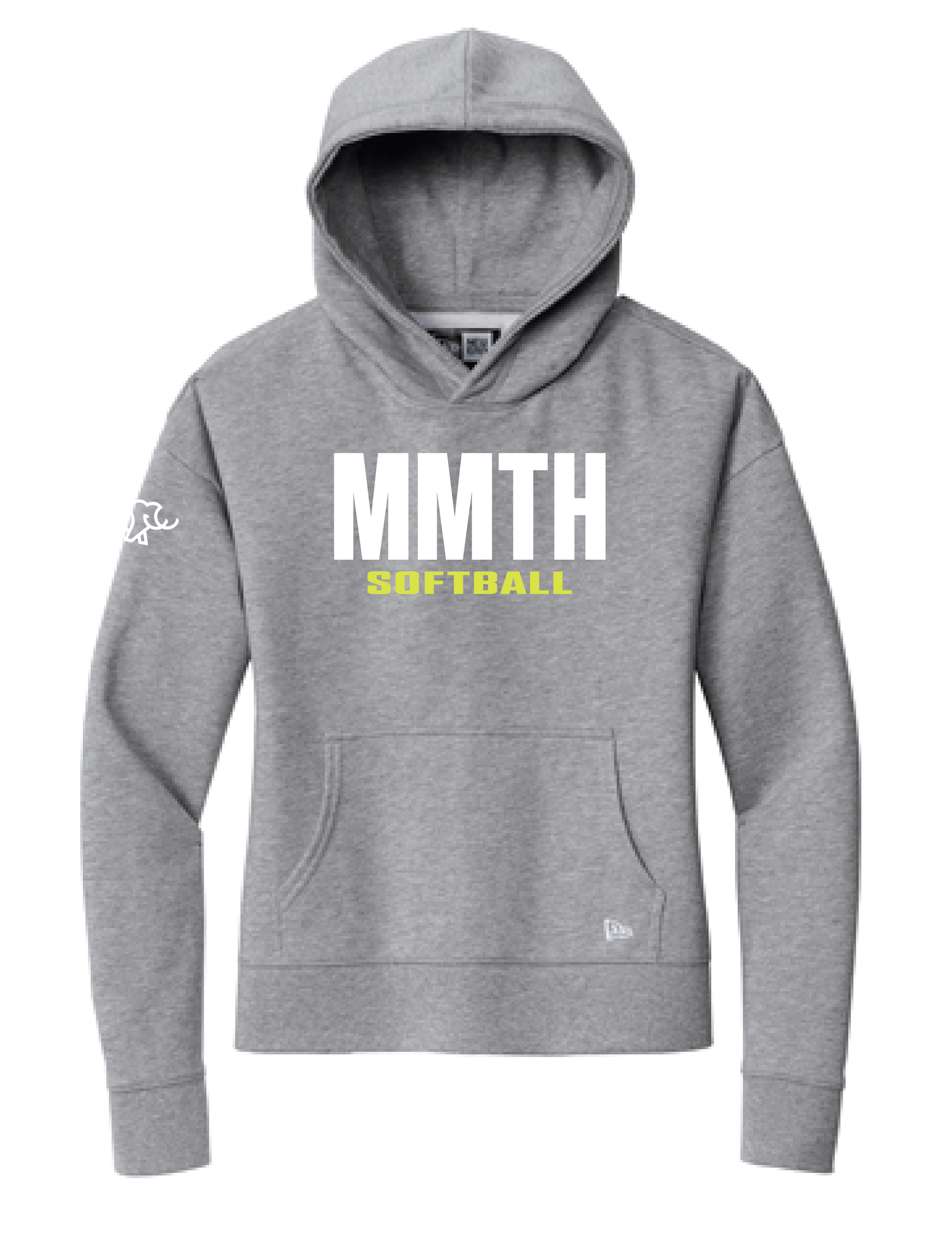 MMTH New Era Ladies Comeback Fleece Hoodie, 2 Color Options, 2 Print Options