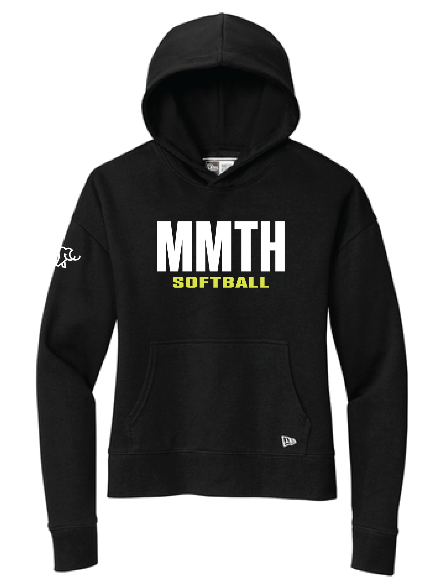 MMTH New Era Ladies Comeback Fleece Hoodie, 2 Color Options, 2 Print Options